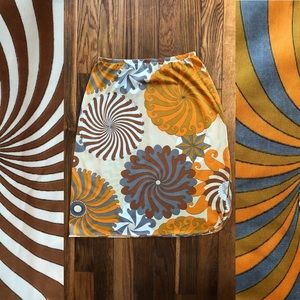 Trippy Pinwheel Mini Skirt